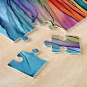 Three Wise Men Colorful Christmas Holiday  ジグソーパズル (側面)