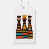 Three Wise Men Modern Mid-Century ギフトタグ (正面)