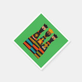 Three Wise Men Modern Mid-Century スタンダードカクテルナプキン (角)