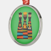 Three Wise Men Modern Mid-Century メタルオーナメント (左)