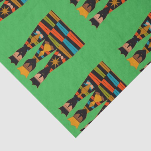 Three Wise Men Modern Mid-Century 薄葉紙 (詳細)