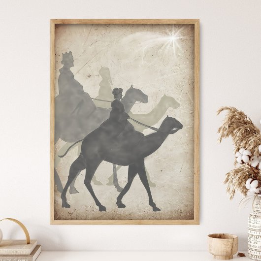 Three wise men, Scripture Wall Art, Bible Stories ポスター