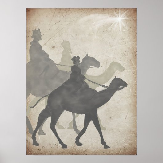 Three wise men, Scripture Wall Art, Bible Stories ポスター (正面)