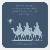 Three Wise Men Sticker – Following the Star スクエアシール (正面)