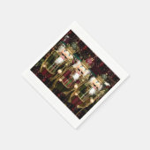 Three Wise Nutcracker Soldiers Christmas スタンダードカクテルナプキン (角)