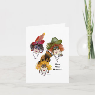 Three Wise Women doing it differently カード