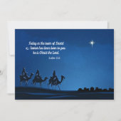 Three Wisemen approaching Bethlehem - Personalize シーズンカード (正面)