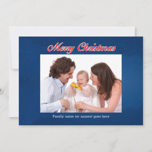 Three Wisemen approaching Bethlehem - Personalize シーズンカード (裏面)