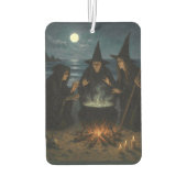 Three Witches Brew Cauldron Full Moon Beach  カーエアーフレッシュナー (裏面)