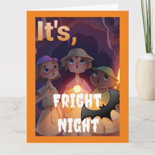 #ThreeHikerGangAndTheHauntedCaveハロウィーン カード (正面)