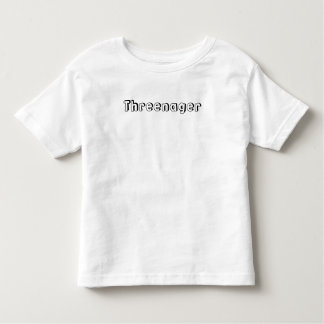 Threenager トドラーTシャツ