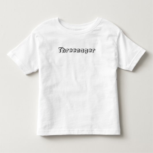 Threenager トドラーTシャツ (正面)
