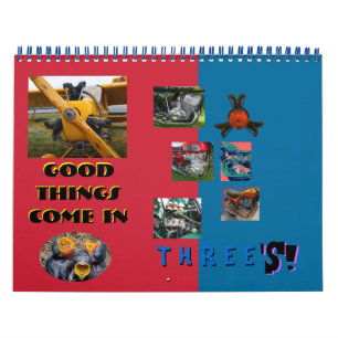 Three's Engine Calendar 2014ミッドサイズ カレンダー