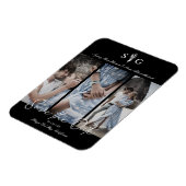 Three's Photo 結婚 Collage婚約セッション マグネット (左側)