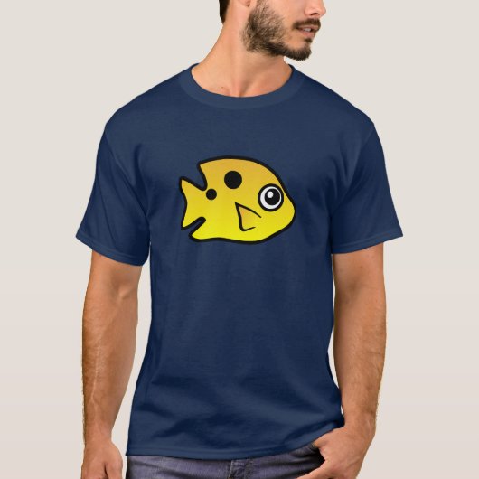 ThreespotのかわいいDamselfish Tシャツ (正面)