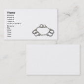 ThreeStrikesHandcuffs103110の名前、住所1、A… 名刺 (正面/裏面)