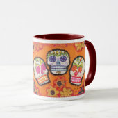 ThreeSugarSkulls マグカップ (正面右)