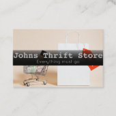 Thriftストアの販売名刺 名刺 (正面)