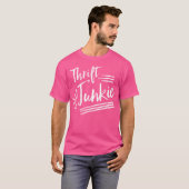 Thrift Junkie Tシャツジャンクガレージ販売バーゲンHun Tシャツ (正面フル)