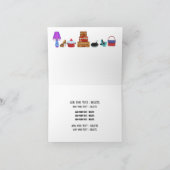 THRIFT SHOPノートカードまたはありがとうございます サンキューカード (内部)