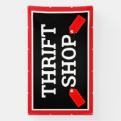 Thrift Shop Storeバナー 横断幕 (縦)