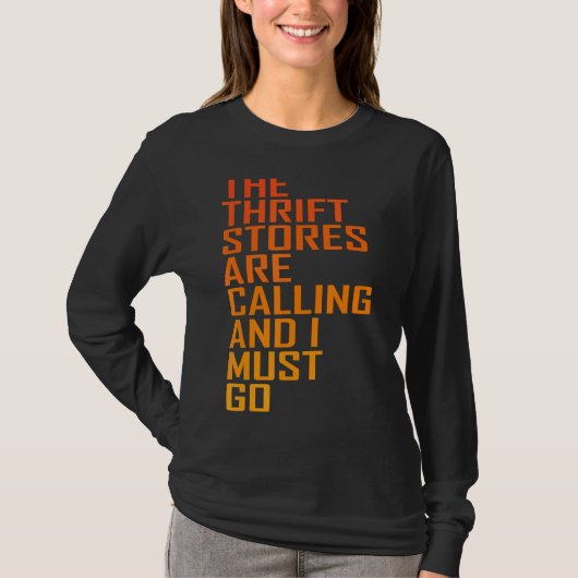 Thrift Store引用文Thrift StoresがThrifを呼び出している Tシャツ (正面)