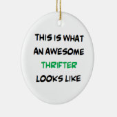thrifter, awesome セラミックオーナメント (右)