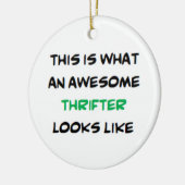 thrifter, awesome セラミックオーナメント (左)