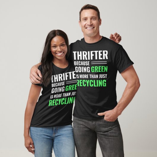 Thrifting Recycle Thirfter Be Green _8 Tシャツ (ユニセックス)