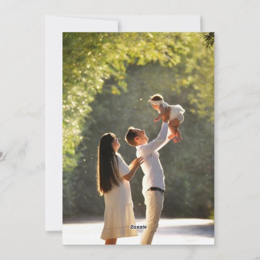 Thrill of Hope Burgundy Red Photo Merry Christmas シーズンカード (裏面)