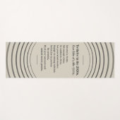 Thrive in 2026 Be Present ヨガマット (正面(横))