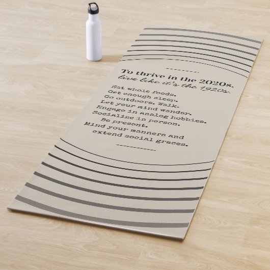 Thrive in 2026 Be Present ヨガマット (インサイチュ)