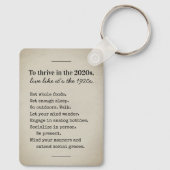 Thrive in 2026 Encouraging Advice キーホルダー (裏面)