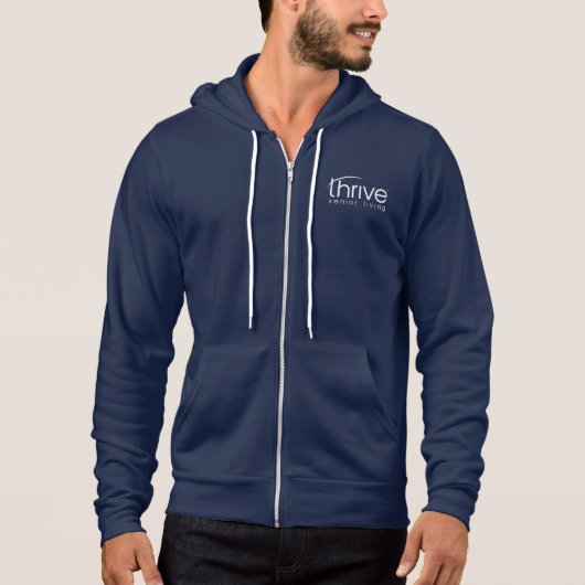Thrive Sweatshirt with Zipper パーカ (正面)