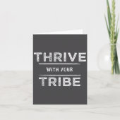 Thrive With Your Tribe Shirt Gift カード (正面)