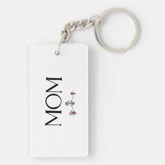 Thriving Roots Mom Keychain キーホルダー (裏面)