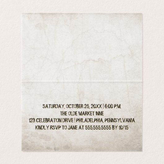 Throned Demon Queen in Candlelight - Invitation (内部フラット)