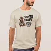 Throttle Therapy Dirt Bike T-Shirt Tシャツ (正面)