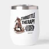 Throttle Therapy Dirt Bike Tumbler (正面)