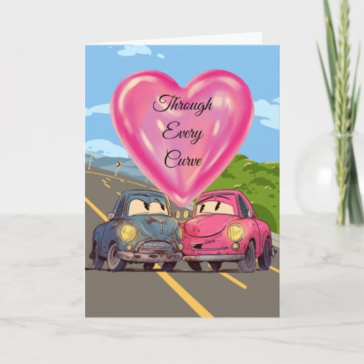 "Through Every Curve" 50th cute anniversary card シーズンカード (正面)