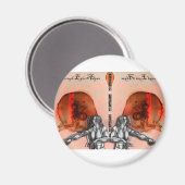 「Through Eyes Abyss」マーチ マグネット (正面/裏面)