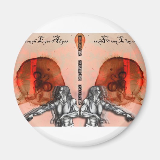 「Through Eyes Abyss」マーチ マグネット (正面)