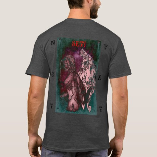 「Through Eyes Abyss」マーチ Tシャツ (裏面)