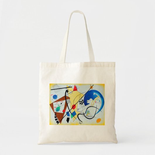 Through Line by Wassily Kandinsky トートバッグ (正面)
