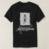 Through Muses UniversityホワイトEssential Tシャツ (デザイン正面)