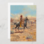 Through the Alalky by Charles Marion Rusl 招待状 (正面/裏面)