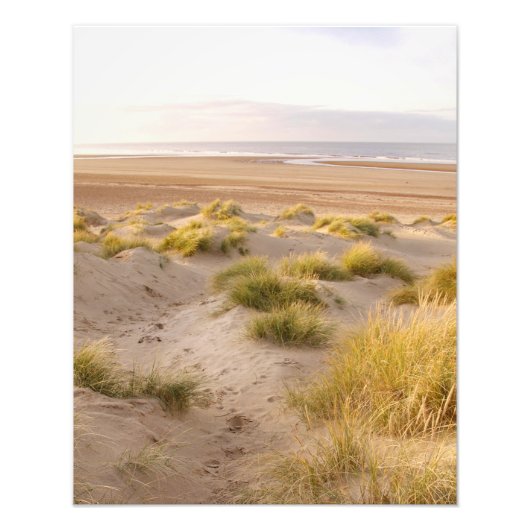 Through the Dunes to the Sea – Holkham, Norfolk フォトプリント (正面)