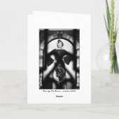 Through the Fence Galiera Museum Parisカード カード (裏面)