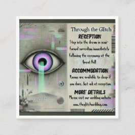 👁️ 「Through the Glitch」Weirdcoreエンクロージャカード エンクロージャーカード