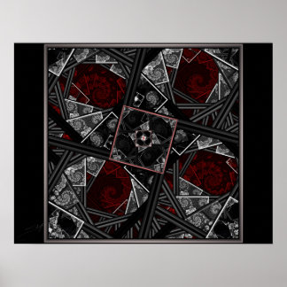 Through the Looking Glass Fractal Poster ポスター